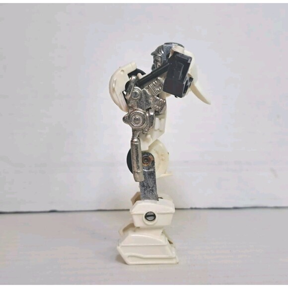 Vtg 1984 GoBots 3" Harley Robo White Bike Figure Tonka Bandai MR-37 Transformer - Picture 8 of 8